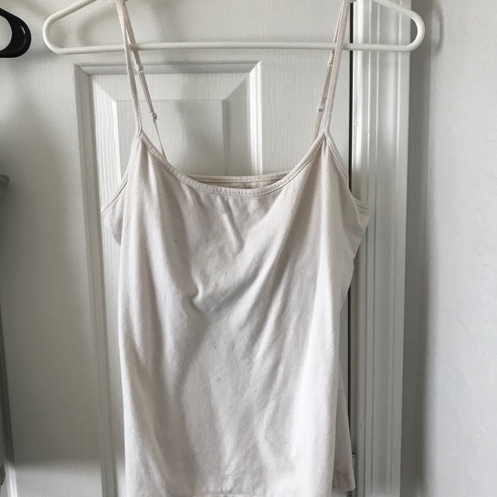 3/$15 gap built in bra support spaghetti strap top